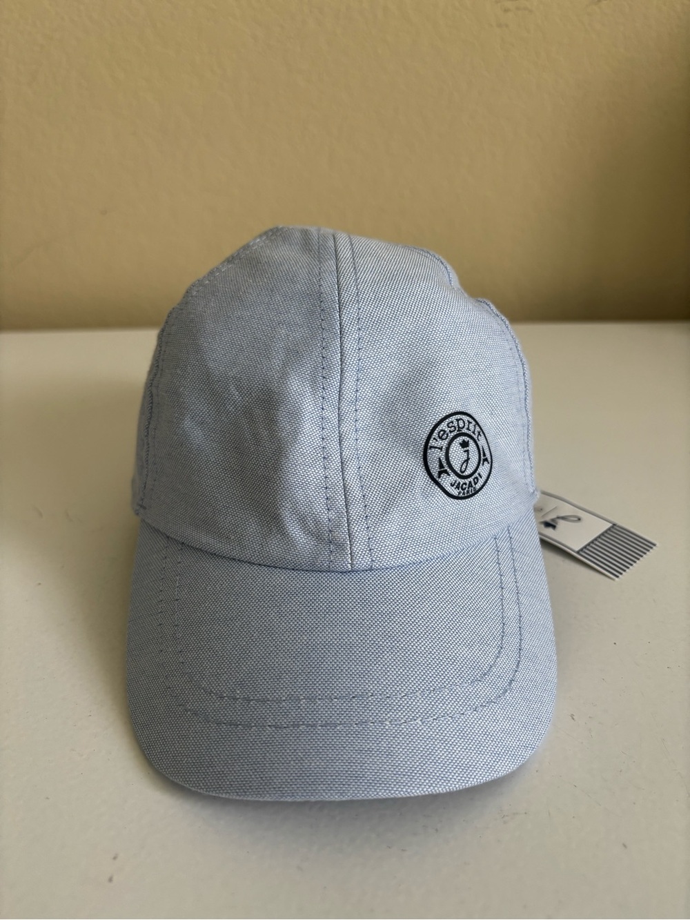 Jacadi l’esprit Baby Oxford ball cap - Blue/White 12M/47cm - NWT - Picture 2 of 11